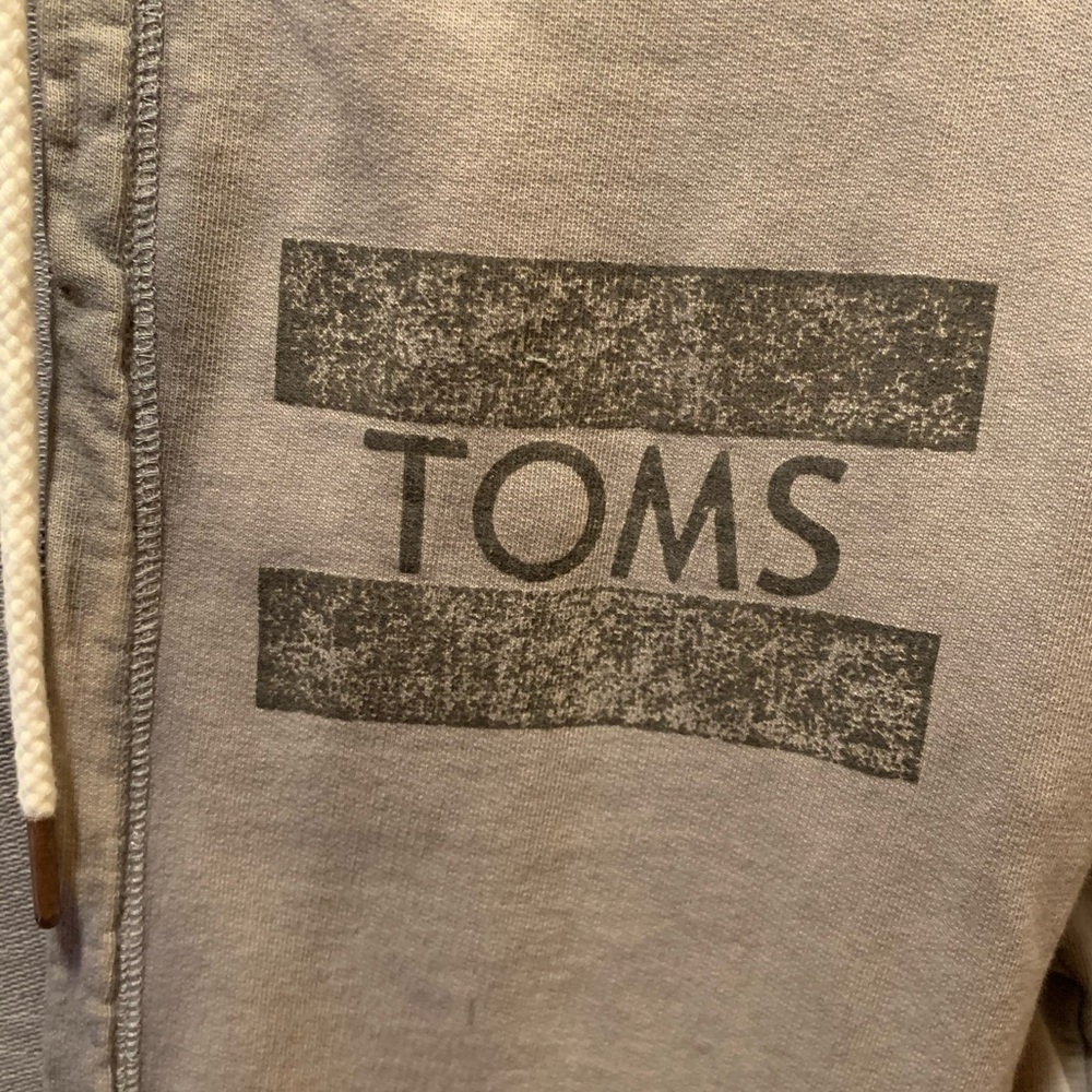 TOMS zip up hoodie (Size small)